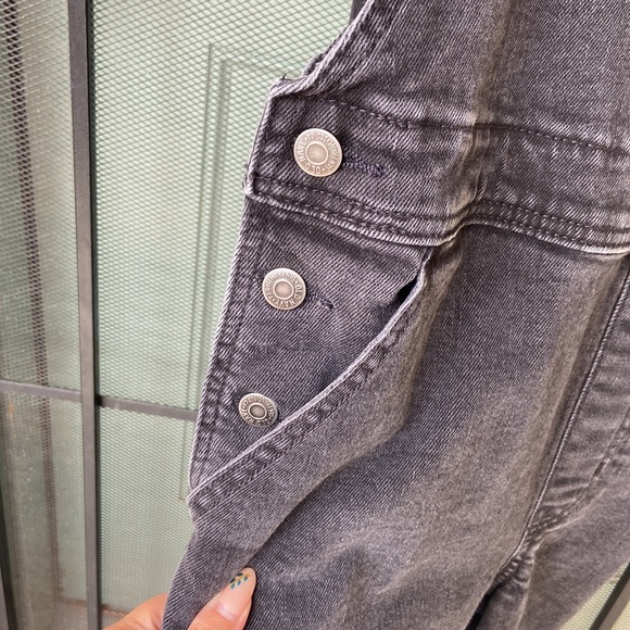 Old Navy Black Jean Overalls - Picture 3 of 8